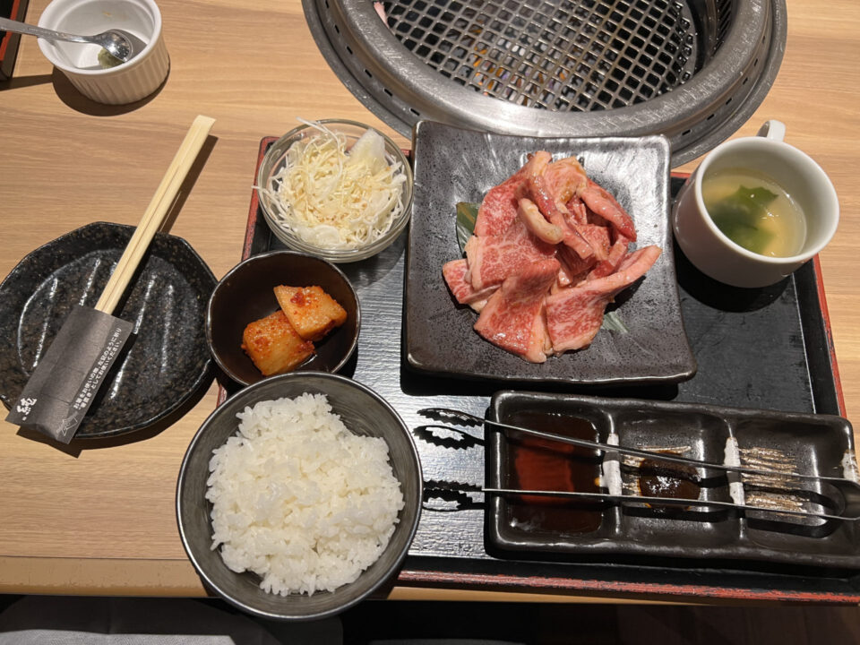 焼き肉純、切り落としランチ