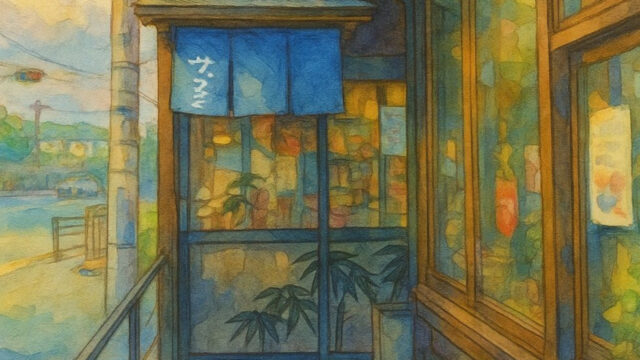 サガミ川西加茂店の入り口