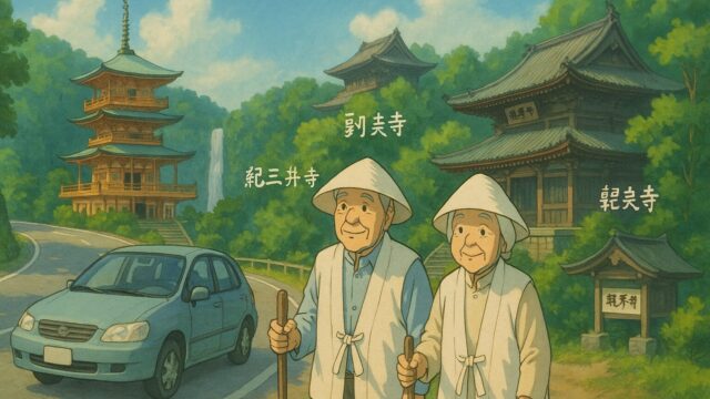 西国三十三所巡礼　第1番、第2番、第3番