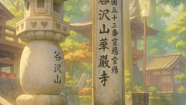 西国三十三所巡礼　第三十三番所　華厳寺